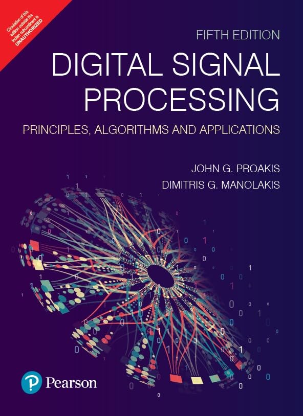 Pearson – Digital Signal Processing | Principles, Algorithms and Applications | 5th Edition | - Retail Maharaj
