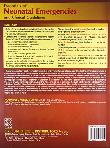 ESSENTIALS OF NEONATAL EMERGENCIES AND CLINICAL GUIDELINES FOR THE IMPROVED SURVIVAL OF THE SICK OF THE NEWBORN (PB 2013) - Retail Maharaj