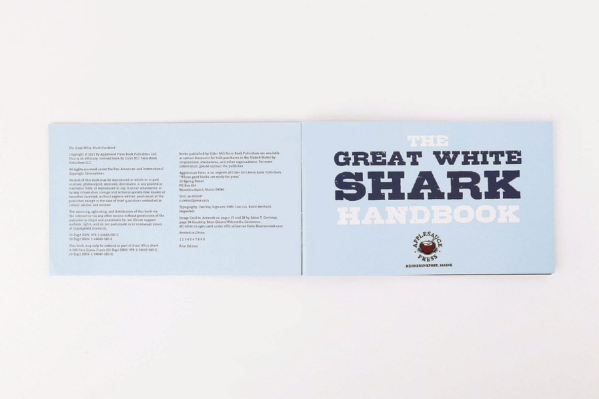 The Great White Shark 500-Piece Jigsaw Puzzle & Book - Retail Maharaj