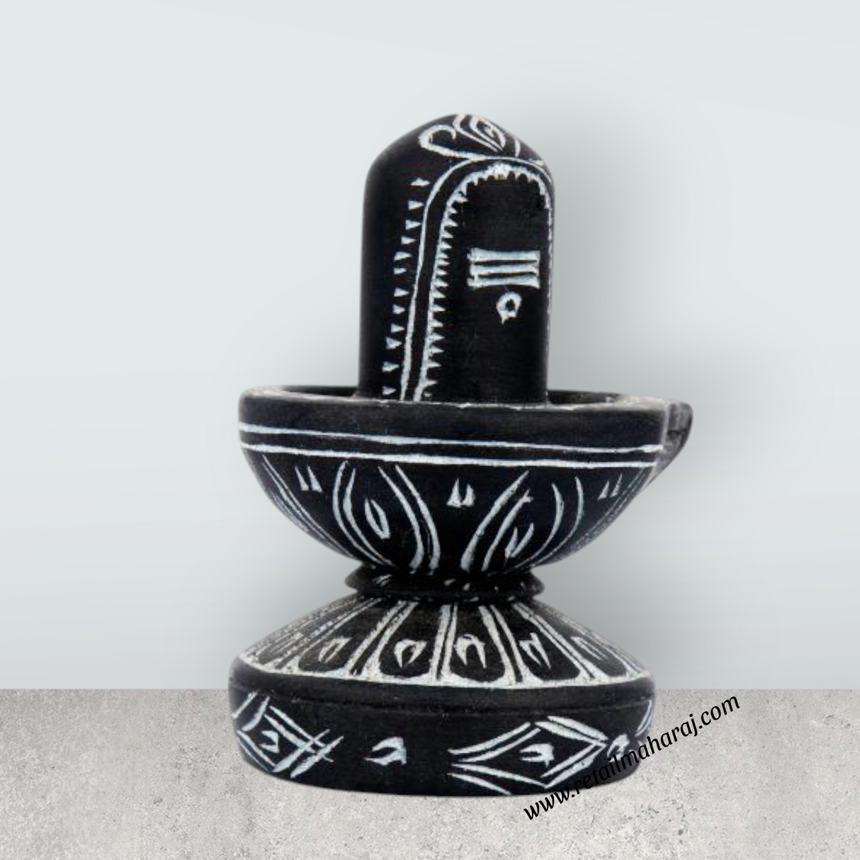 Sivalingam | Soft Stone Idol/ Shiva Lingam Statue/ Mahadev Shivling for Pooja - Retail Maharaj