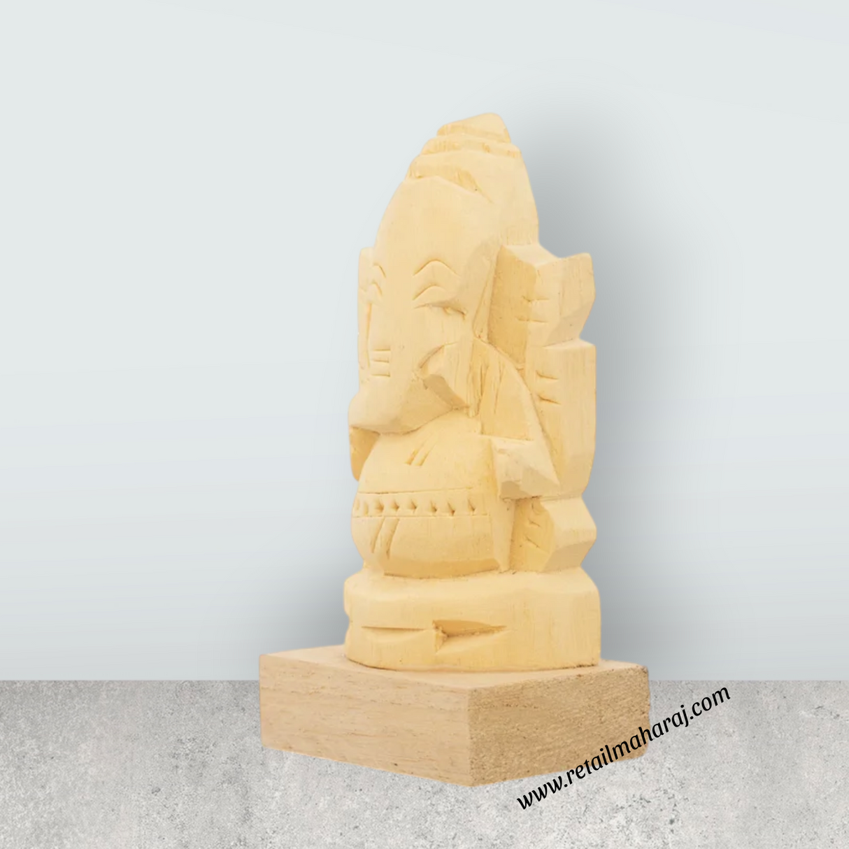 Vellerukku Vinayagar Statue - 4 x 2 Inches | Vellerukku Ganesh Murti for Pooja - Retail Maharaj