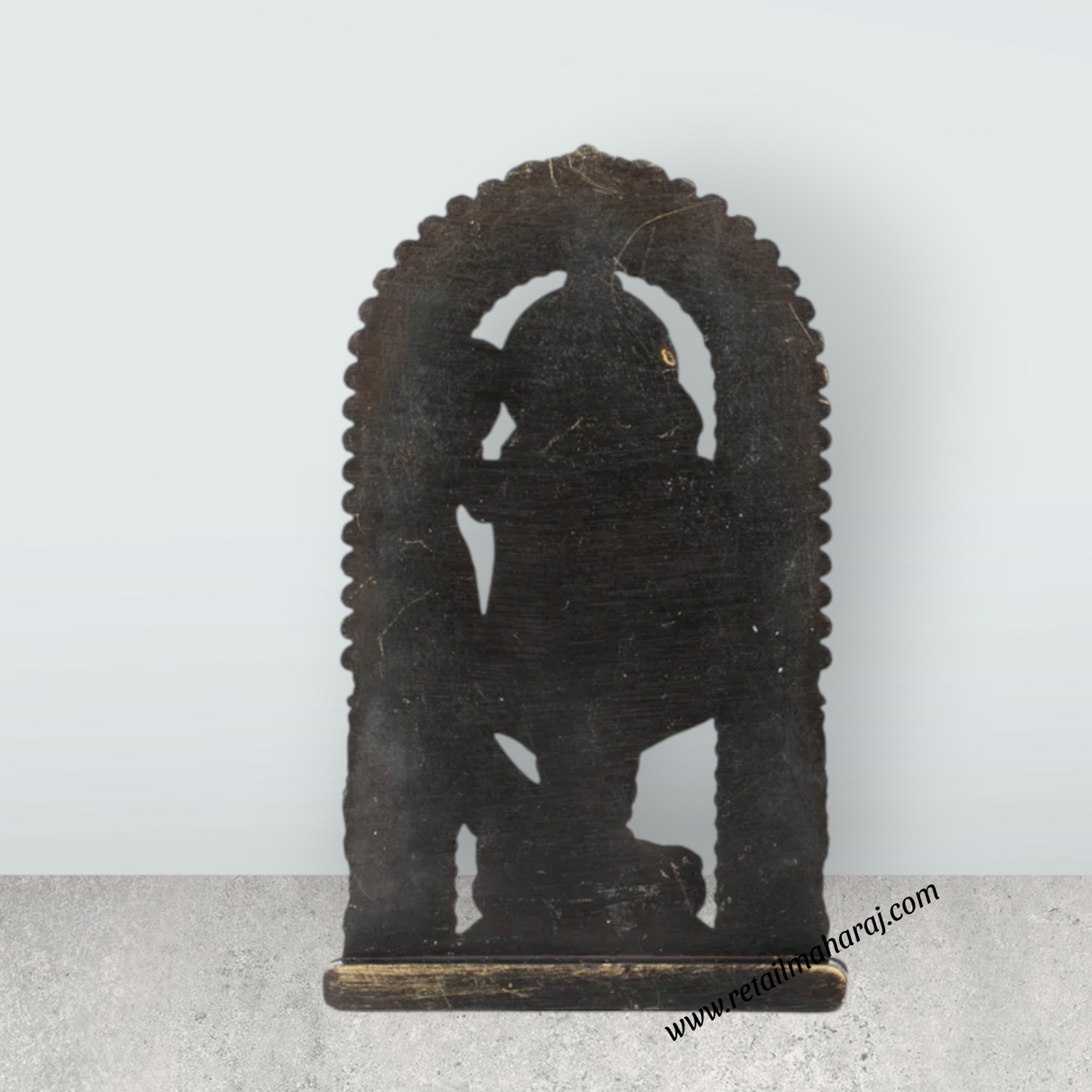 Ayodhya Rama Idol - 3 x 1.5 Inches | Zinc Statue/ Antique Polish Ayodhya Ramar Statue for Pooja - Retail Maharaj
