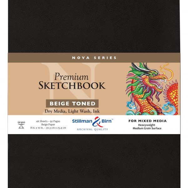 Stillman and Birn Nova Series Beige Sketchbook for Dry Media Ink and Light Wash - Retail Maharaj