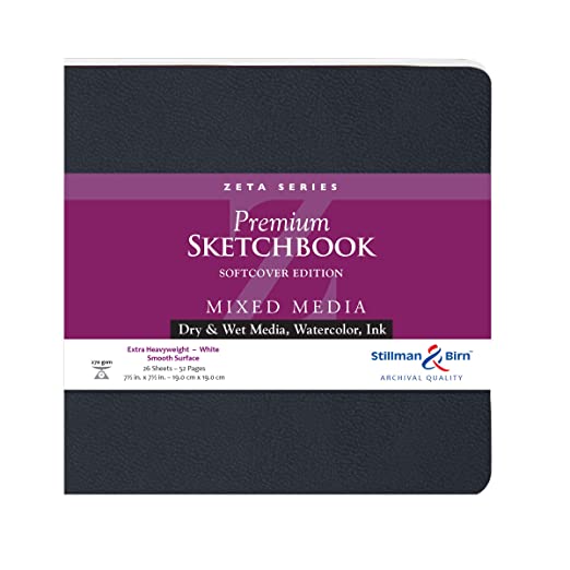 Stillman Birn Zeta Series Extra Heavyweight Smooth Paper Sketchbook Open Stock - Retail Maharaj