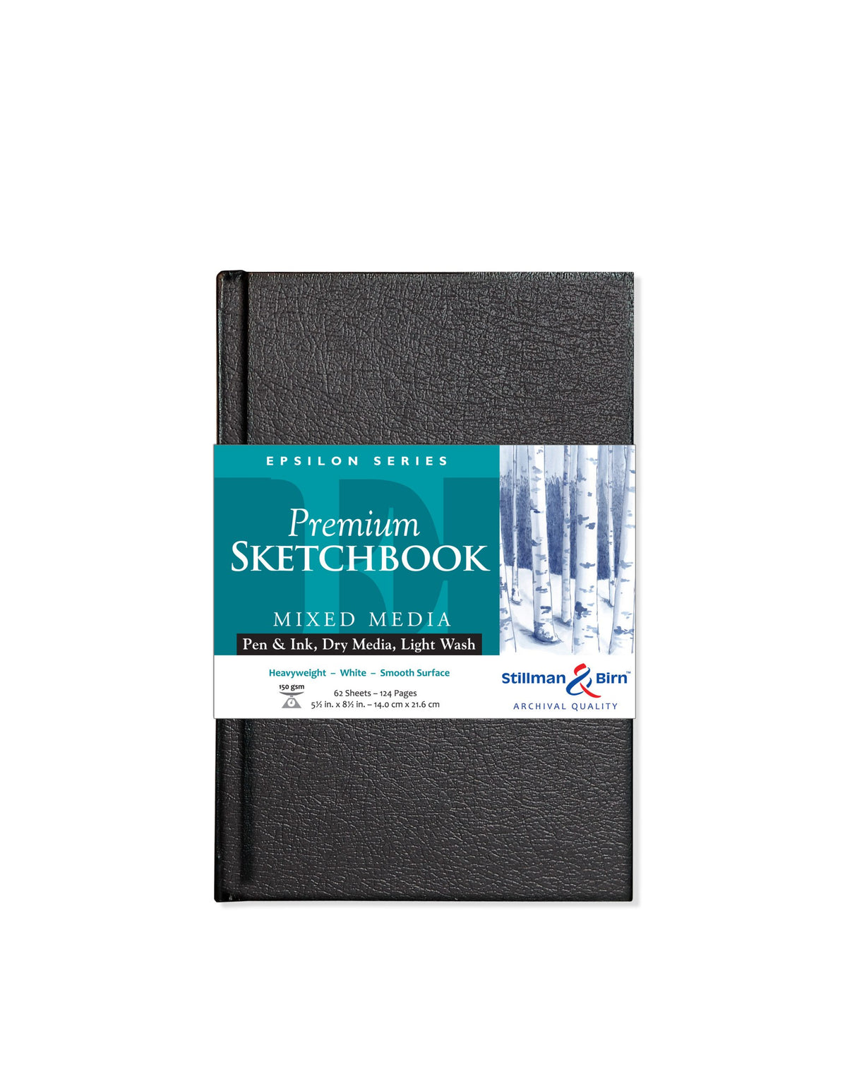 Stillman and Birn Epsilon Series Smooth White Sketchbook for Pen Ink and Mixed Media - Retail Maharaj