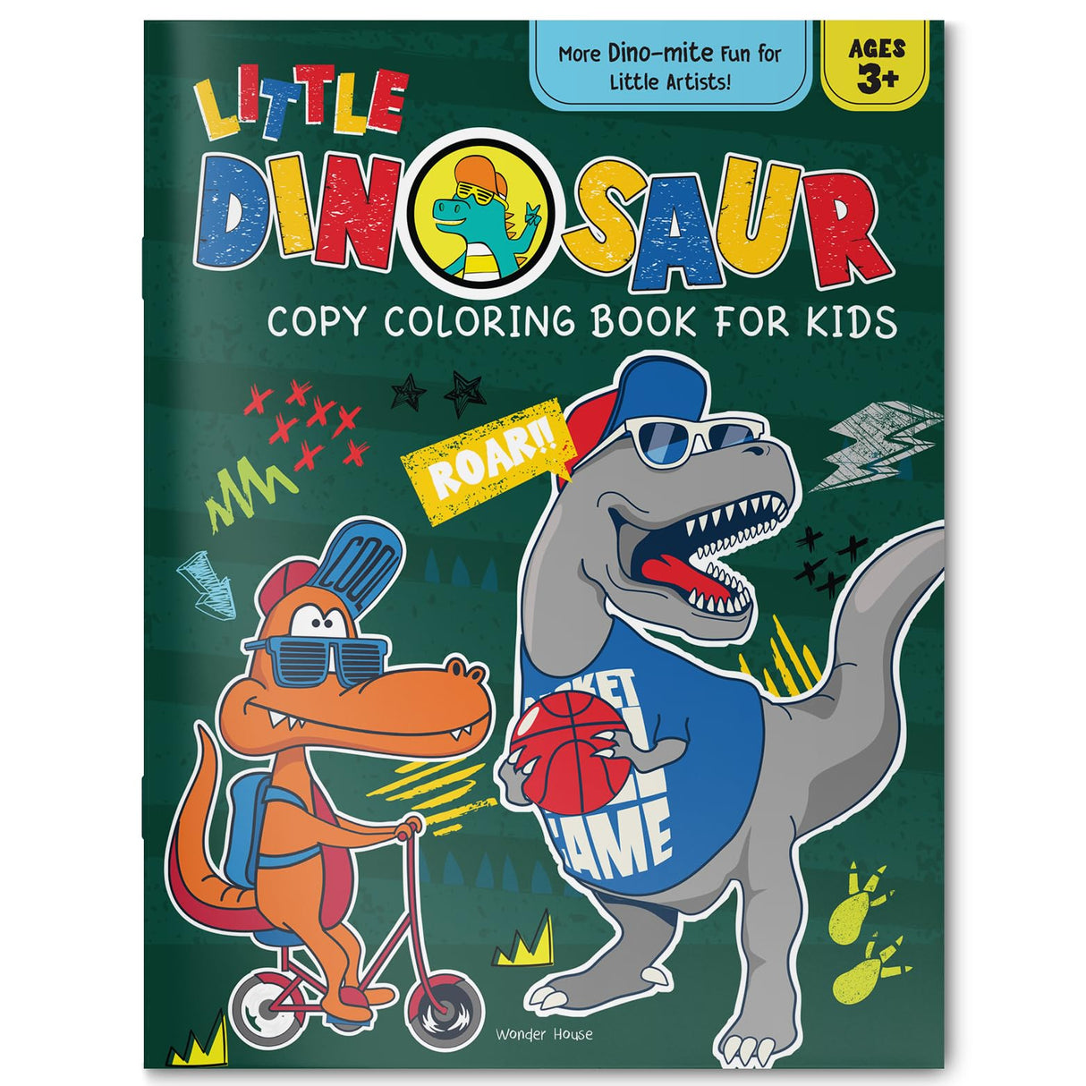 Little Dinosaur Copy Coloring Book For Kids - Retail Maharaj