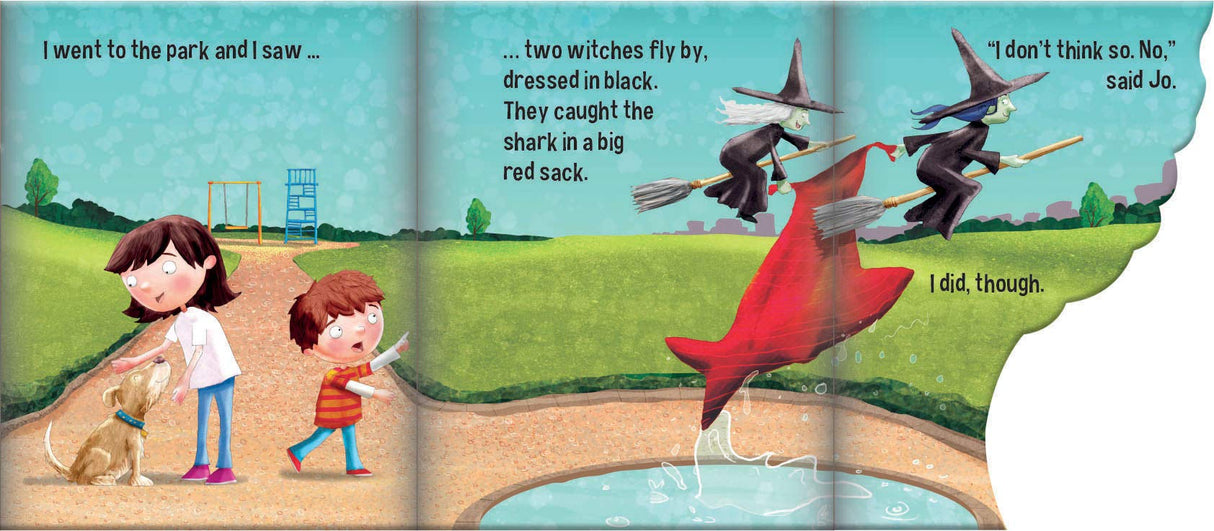 I Saw a Shark: Picture Story Book with Gatefold Pages - Retail Maharaj