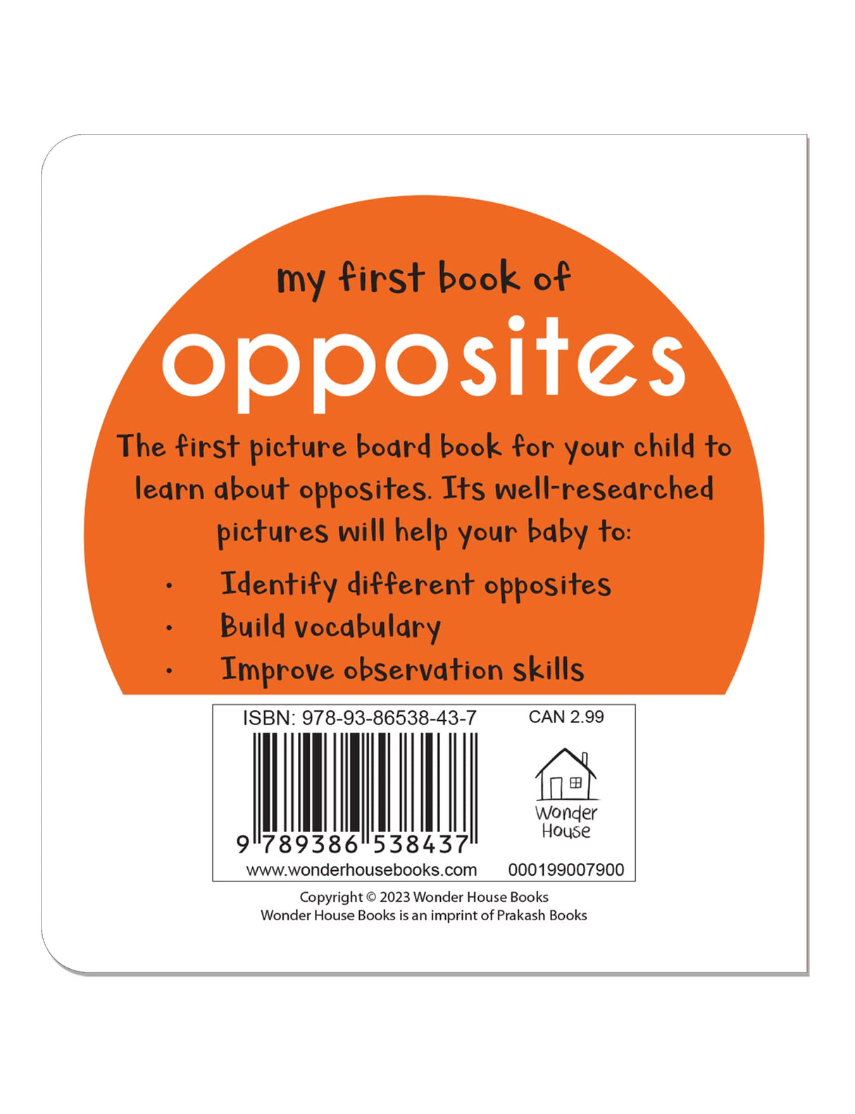 My First Book of Opposites | First Concept Board Book for Babies, Toddlers & Preschoolers | Learn Big–Small, Hot–Cold & More with Bright Pictures | Early Learning Book for Kids Ages 0-3 Years - Retail Maharaj