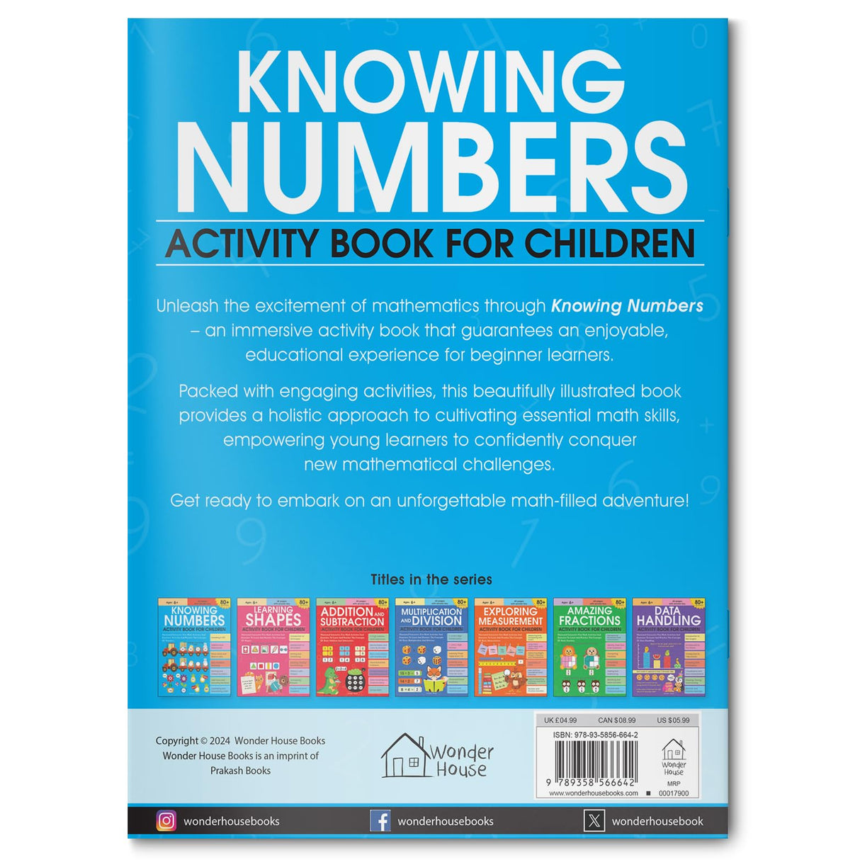 Knowing Numbers: Activity Book for Children | Learn Counting, Number Recognition & Basic Math | Ages 4–7 | Fun Hands-On Practice - Retail Maharaj