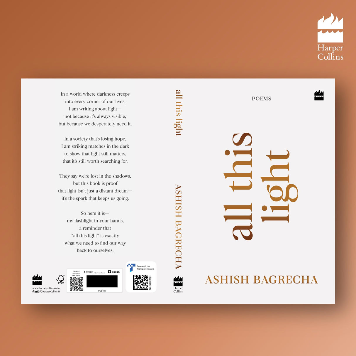 All This Light : Poems | Poetry for Anxiety Loneliness & Hope - Retail Maharaj