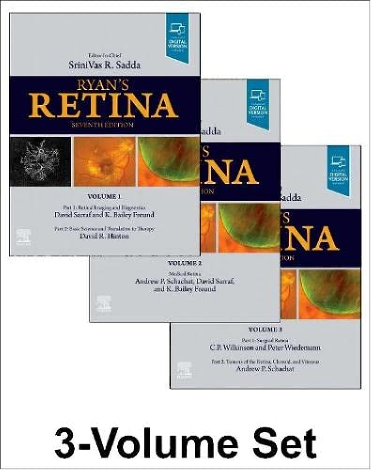 RYAN'S RETINA, EDITION 7TH, 3 VOLUME SET: 1-3 - Retail Maharaj
