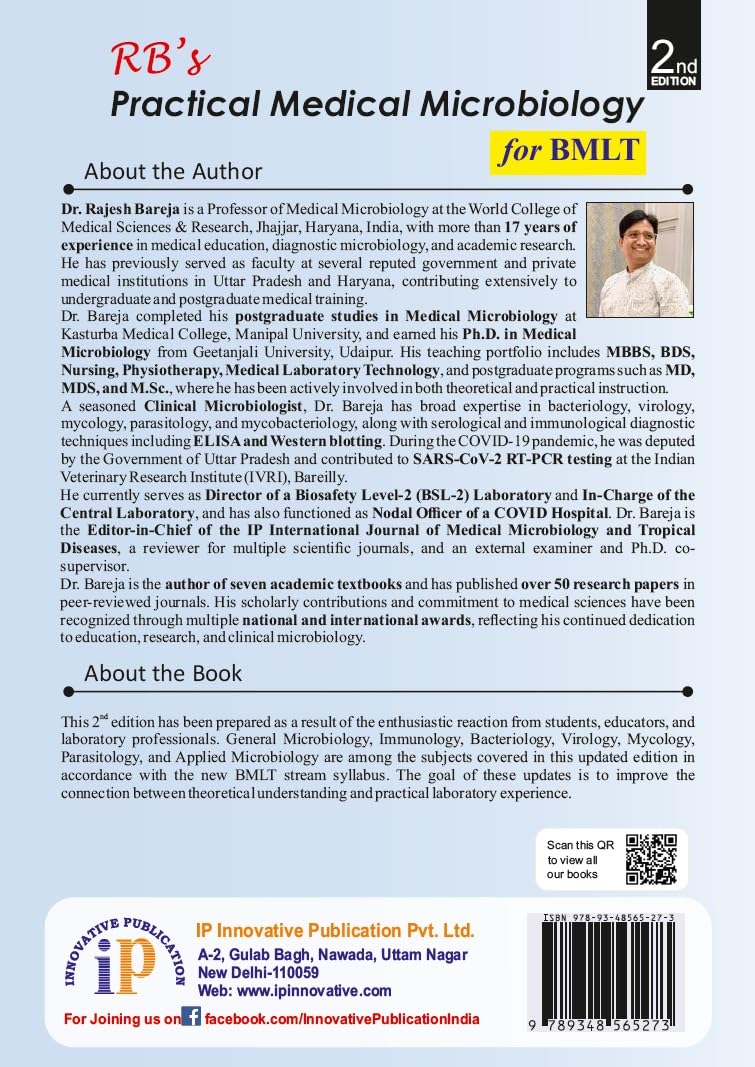 RB's Practical Medical Microbiology for BMLT (2nd Edition) (Second Edition, 2026) - Retail Maharaj