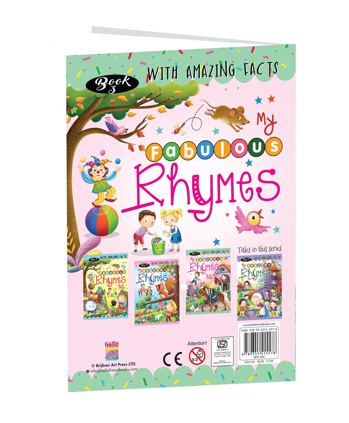 Hellofriend Books My Fabulous Nursery Rhymes Book - Level 1 - Retail Maharaj