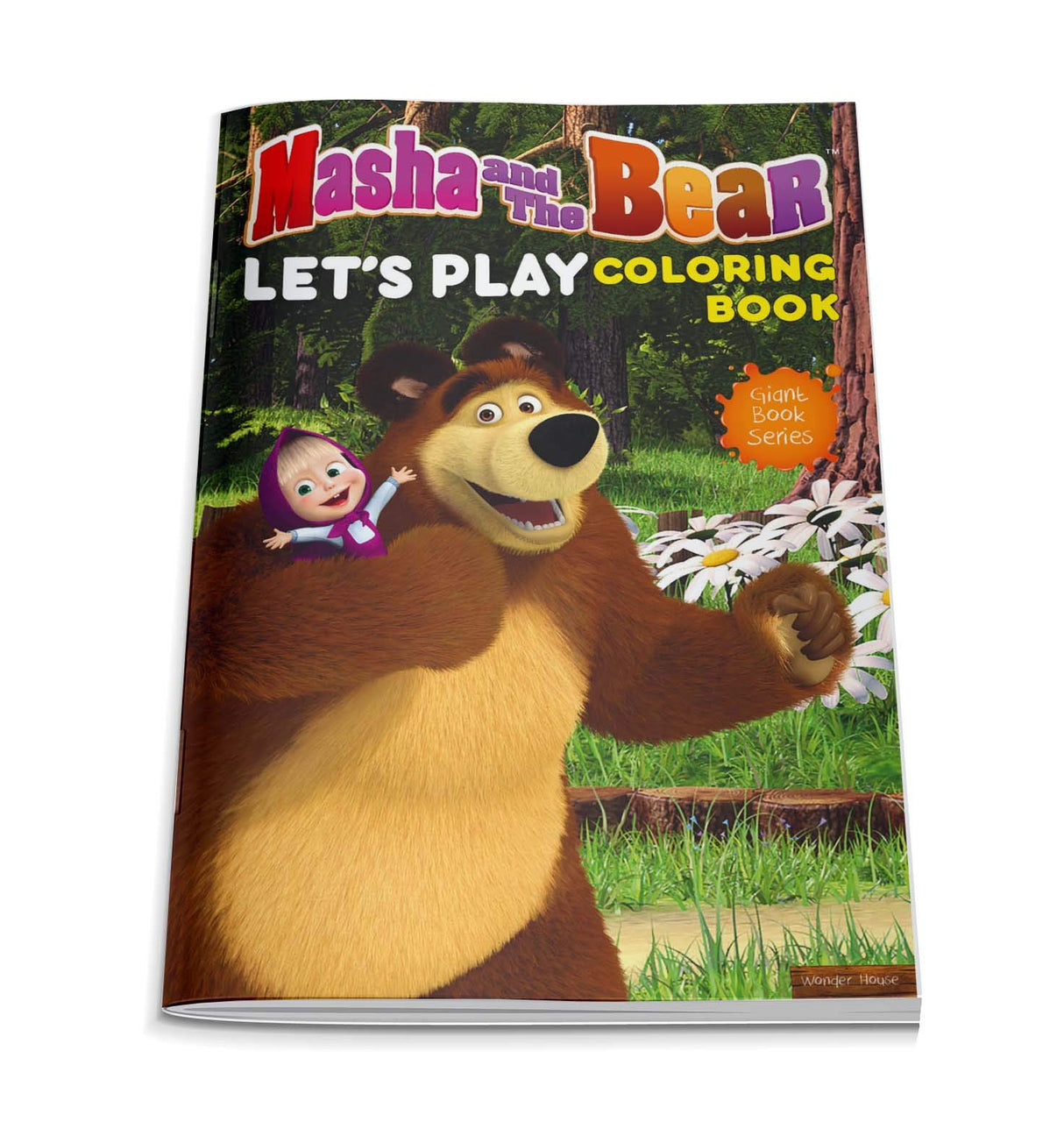 Masha And The Bear - Let's Play: Giant Coloring Book For Kids - Retail Maharaj