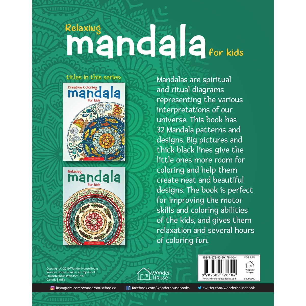 Relaxing Mandala For Kids : Coloring Book To Improve Concentration And Relaxation - Retail Maharaj