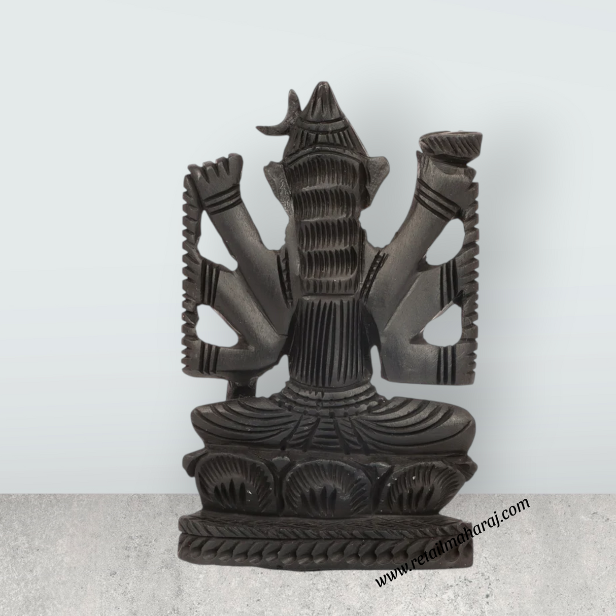 Varahi Amman Statue - 4 Inches | Karungali Varahi Idol/ Ebony Statue/ Varahi Statue for Pooja - Retail Maharaj