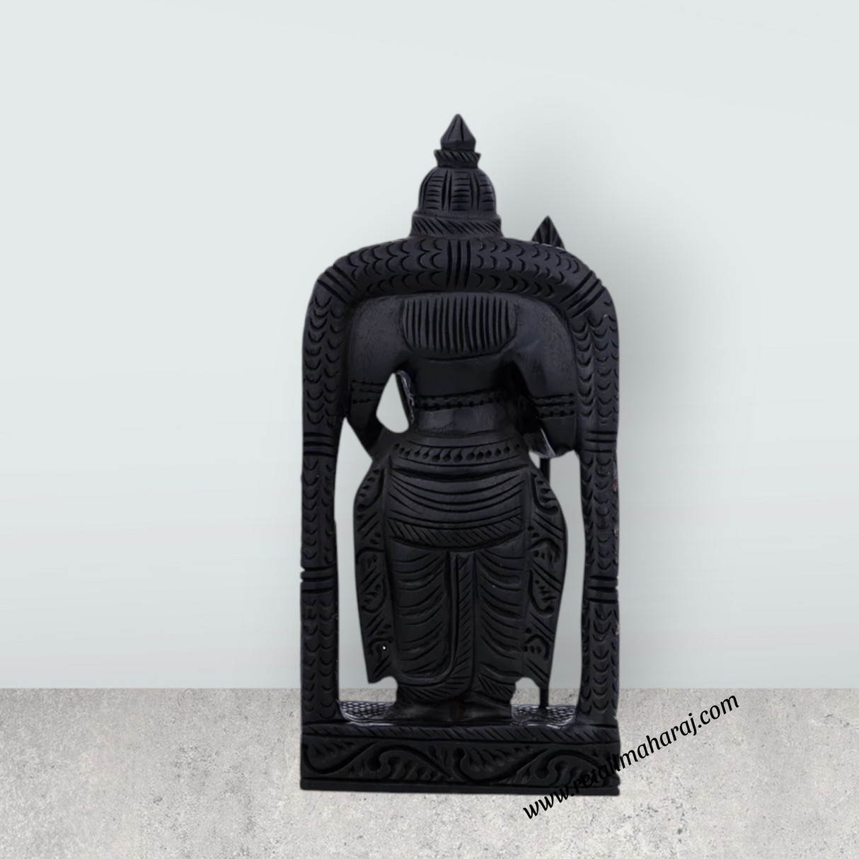 Malaysia Murugan Statue Standing On Base - 6 x 3 Inches | Karungali Statue/ Kartikeya Statue for Pooja - Retail Maharaj