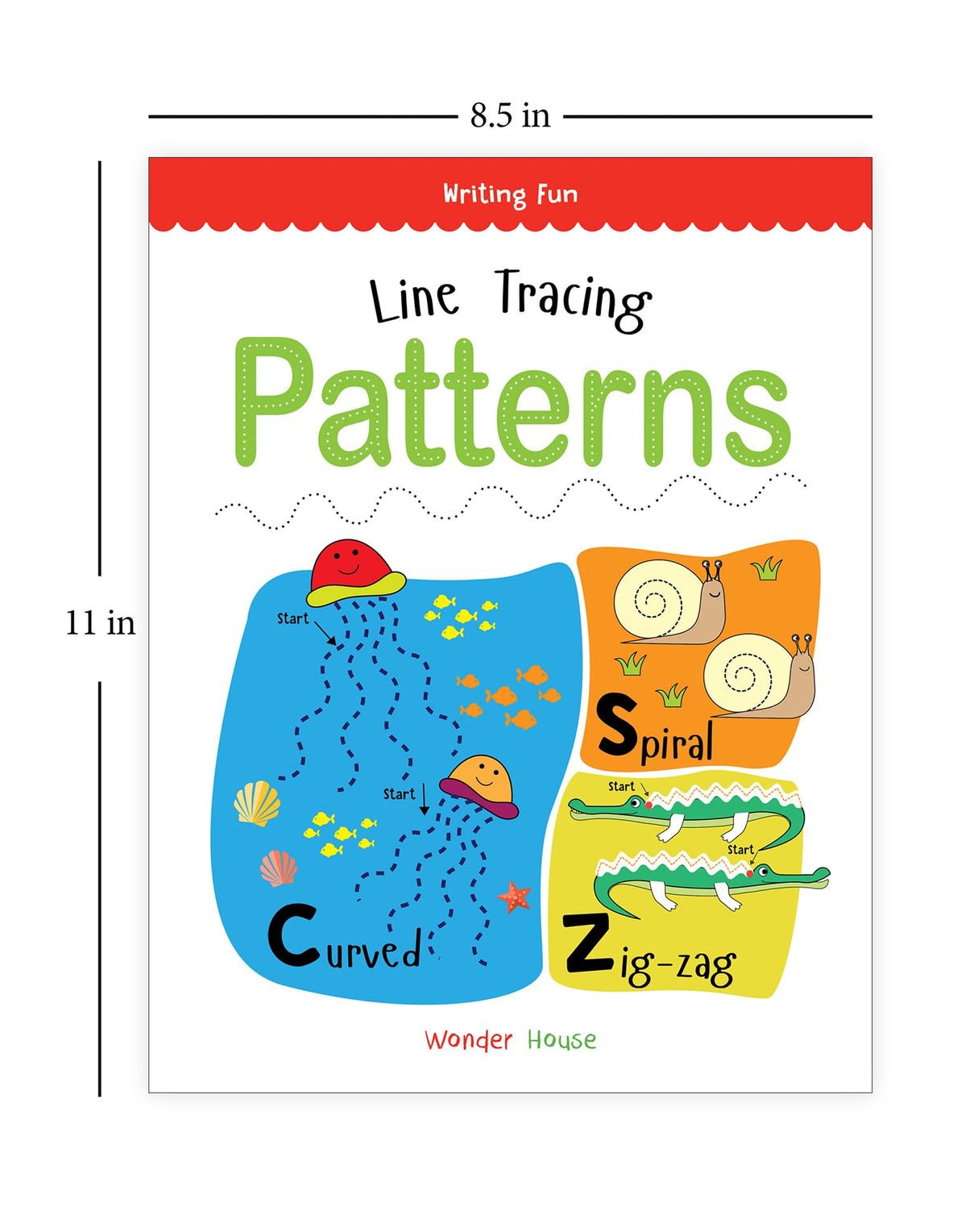 Line Tracing Patterns – Practice Drawing and Tracing Lines and Shapes: Pre-Writing Skills Workbook for Kids with Fun Patterns and Activities | Develop Fine Motor Control and Hand-Eye Coordination | Ages 3–5 Years (Writing Fun Series) | Hours of Learning t - Retail Maharaj