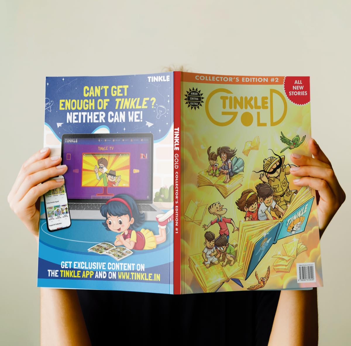 Tinkle Gold – 02 | Exclusive Comic Book Edition | Humour and Adventure Stories for Kids, Toddlers and Young Readers | Amar Chitra Katha - Retail Maharaj
