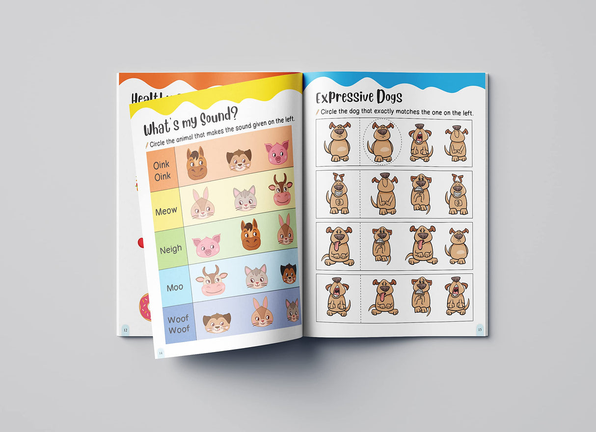 Preschool Activity Book: Brain Booster – Logical Reasoning Activity Book for Kids Ages 3–5 | Fun Puzzles, Patterns, Sorting, Matching & Thinking Skills | 3+ Hours of Brain-Boosting Fun - Retail Maharaj