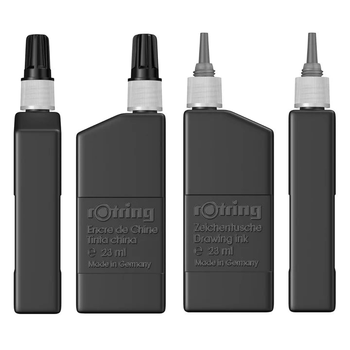 Rotring Isograph and Variant Drawing Ink 23 ml Bottle Black - Retail Maharaj