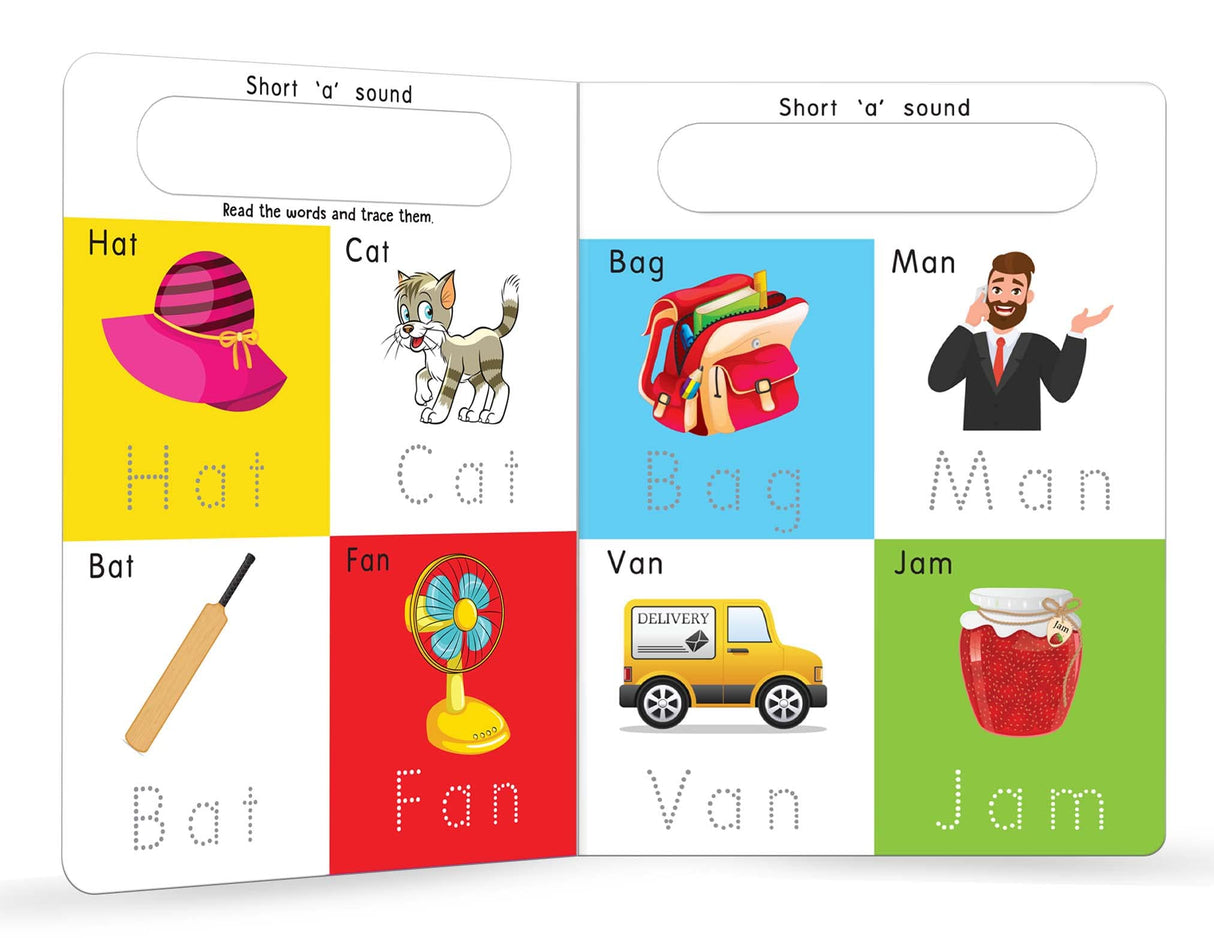 My Big Wipe And Clean Book of Three Letter Words for Kids : Learn And Trace Words - Retail Maharaj
