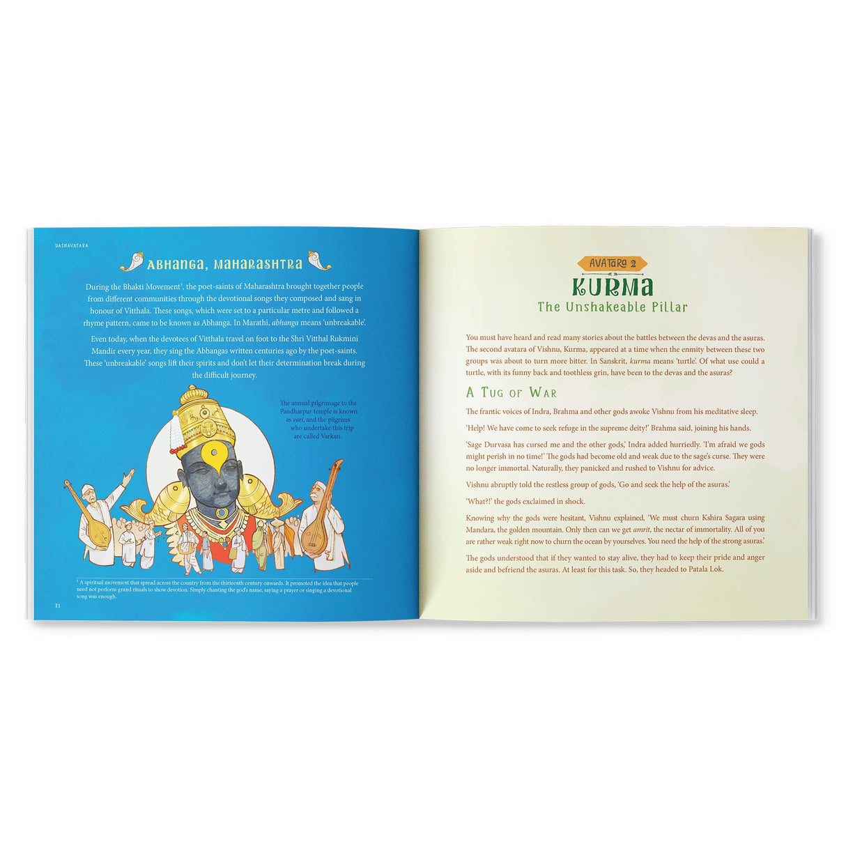 Dashavatara: The Ten Incarnations of Vishnu | Learn About Vishnu’s Avatars – Rama, Krishna, Narasimha, Parashurama & More | Hindu Mythology for Kids 9+ | With Colourful Illustrations - Retail Maharaj