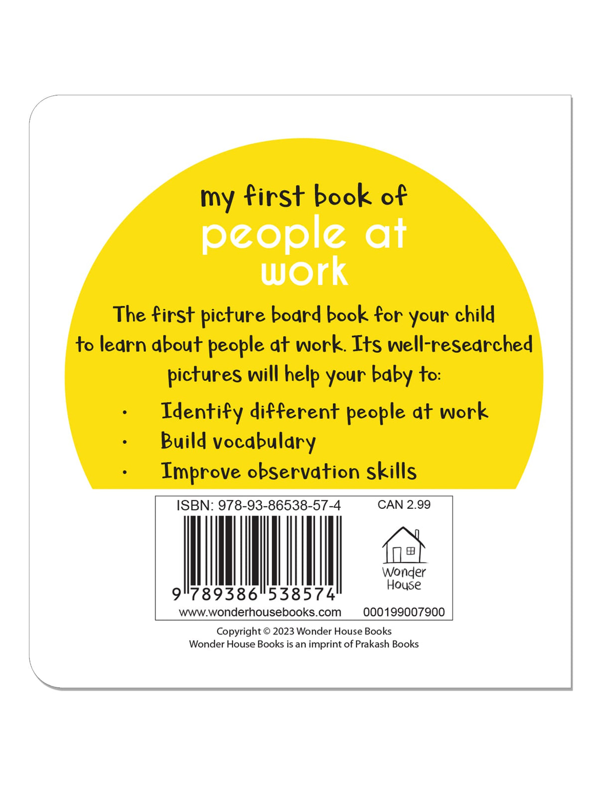 My First Book of People at Work | First Community Helpers Board Book for Babies, Toddlers & Preschoolers | Learn About Doctors, Teachers, Firefighters & More with Bright Pictures | Early Learning Book for Kids Ages 0-3 Years - Retail Maharaj