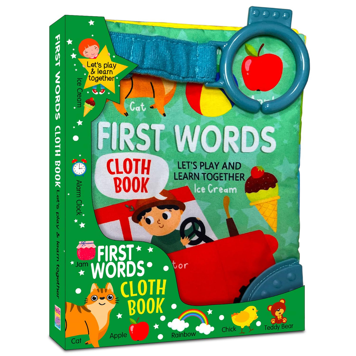 My First Words Cloth Book for Early Learning and Interactive Education For Kids - Retail Maharaj