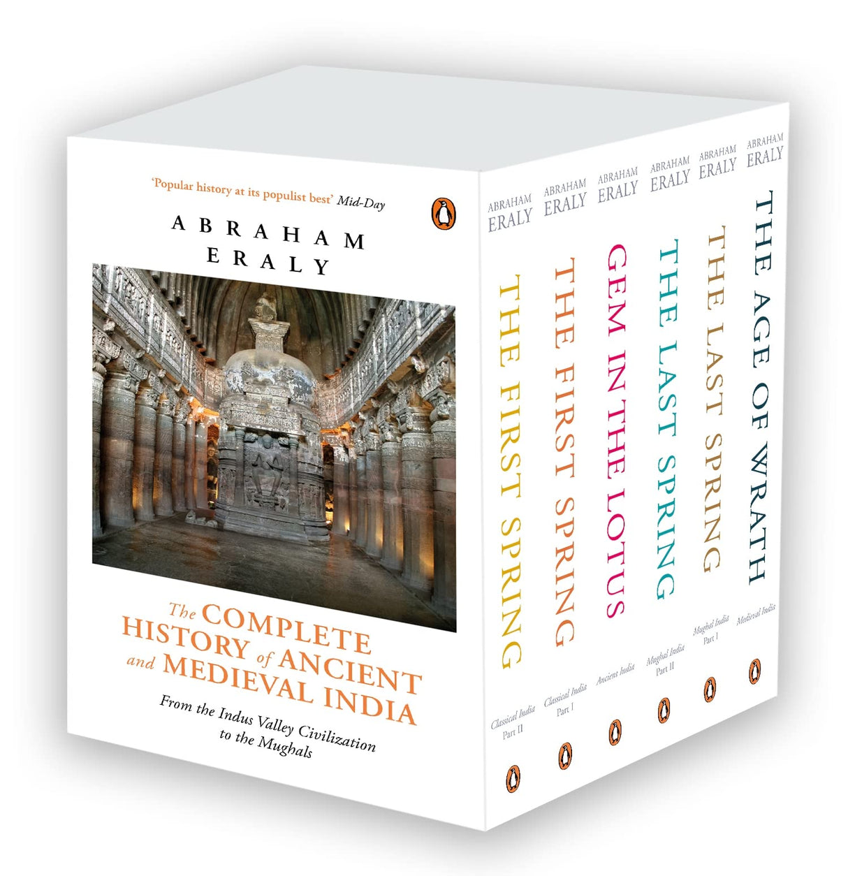 The Complete History Of Ancient And Medieval India: Gem in the Lotus + The First Spring (Part 1) + The First Spring (Part 2) + The Age of Wrath + The Last Spring (Part 1) +The Last Spring (Part 2) - Retail Maharaj