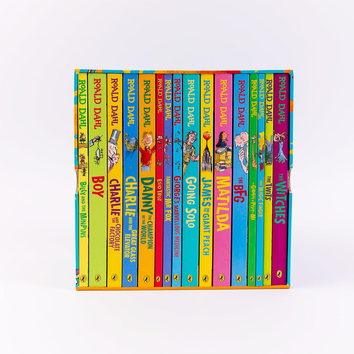Roald Dahl Complete Collection (16 Book Boxset): Children’s Books Gift Set Featuring Matilda, Charlie and the Chocolate Factory, The BFG, The Witches & More - Retail Maharaj