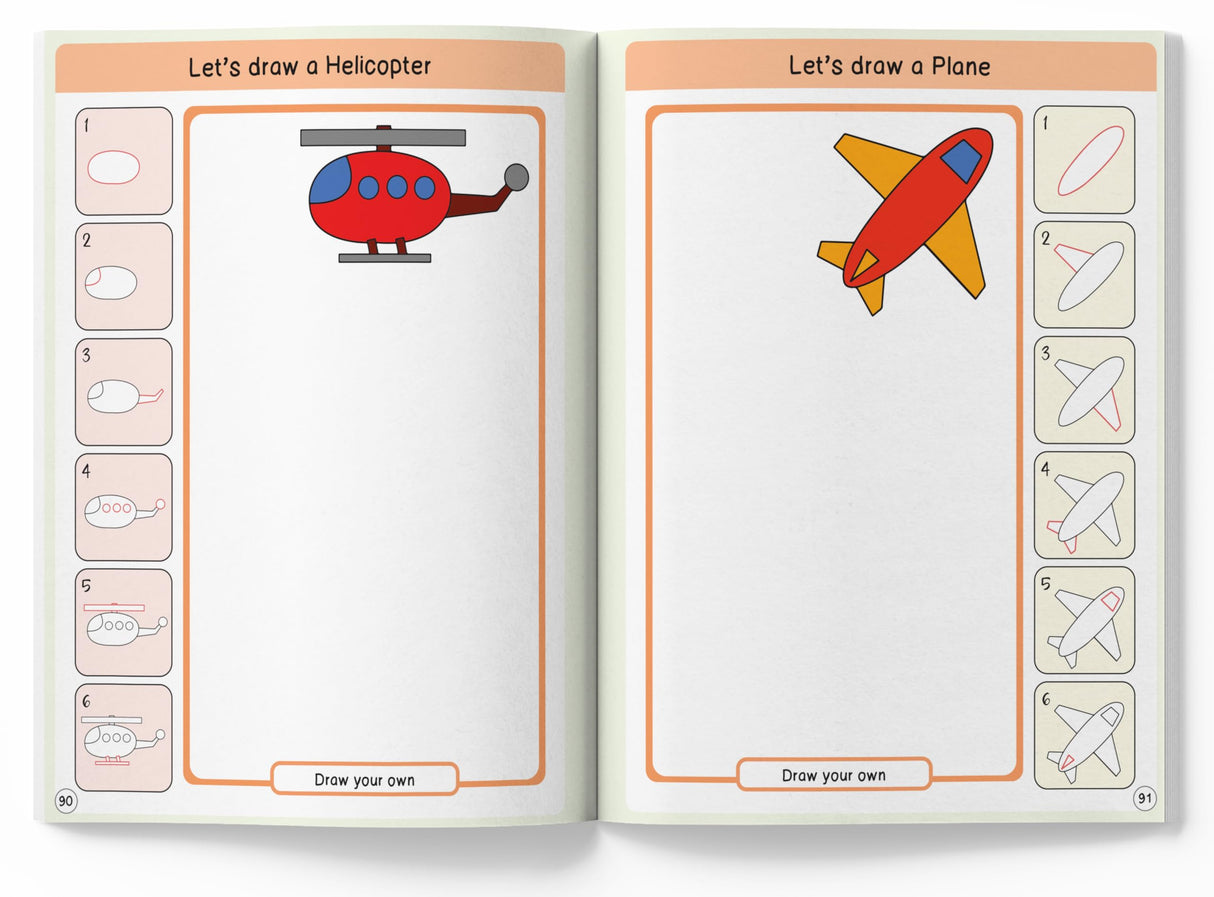 How to Draw: 101 Objects | Step-by-Step Drawing Activity Book for Kids | Ages 5+ | Build Creativity, Focus & Fine Motor Skills - Retail Maharaj