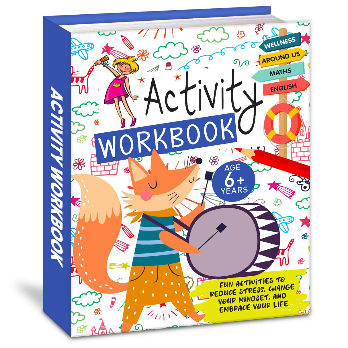 Hello Friend Books The Ultimate Activty Workbook: Fun, Interactive and Brain Boosting Activities For Kids 6+ Years - Retail Maharaj