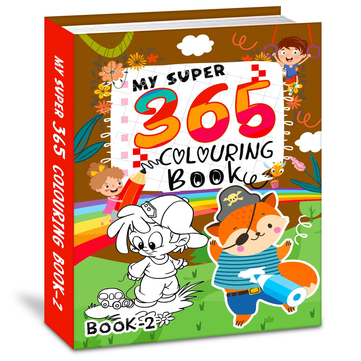 Hello Friend Books My Super Colouring Book HCB-002 - Retail Maharaj