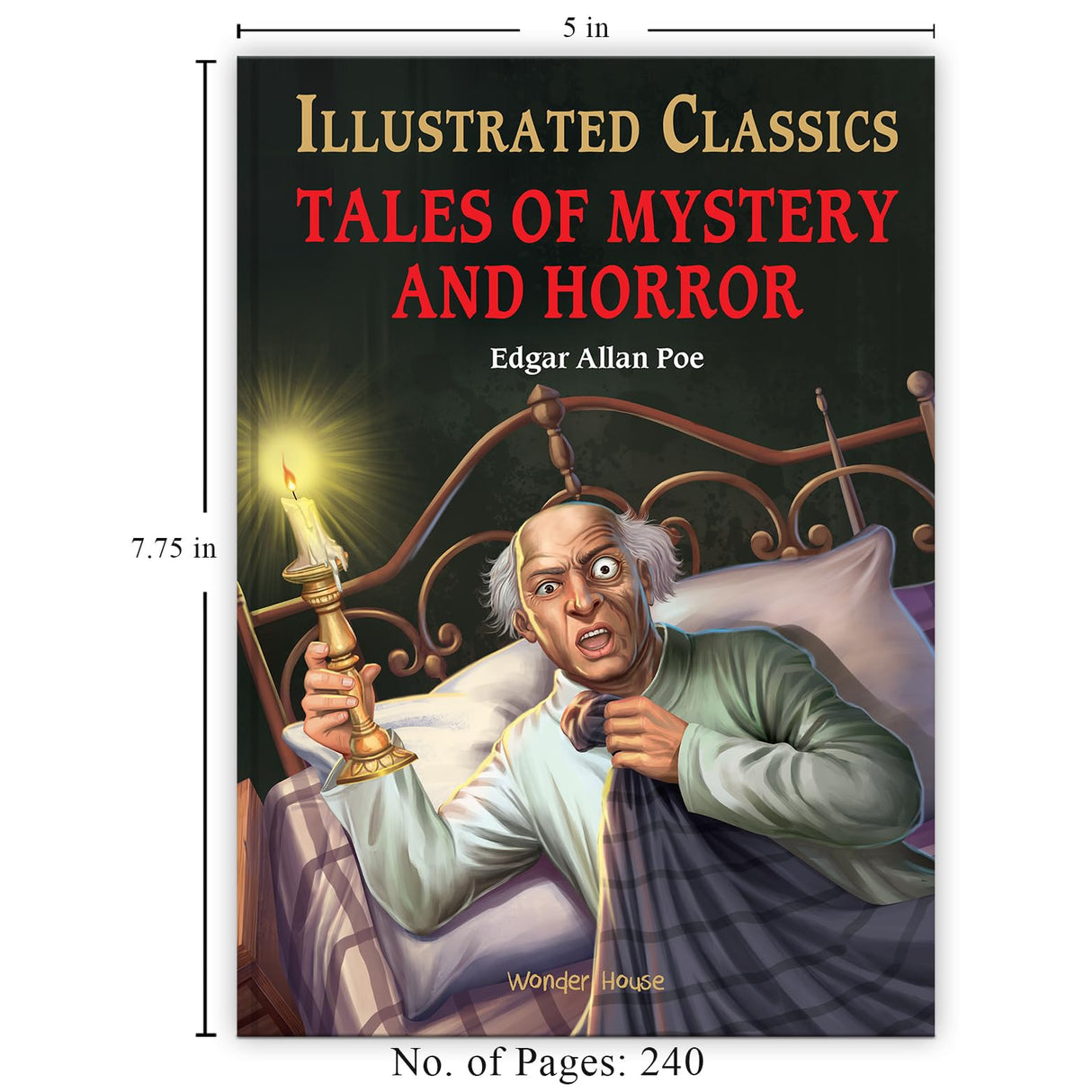 Tales of Mystery and Horror : Illustrated Abridged Children Classic English Novel with Review Questions (Hardback) - Retail Maharaj