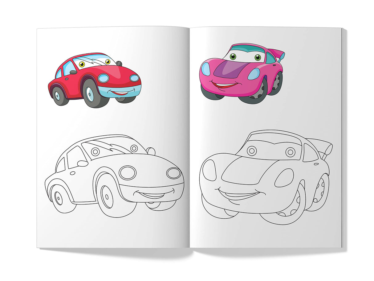 Little Artist Series Cars: Copy Colour Books - Retail Maharaj