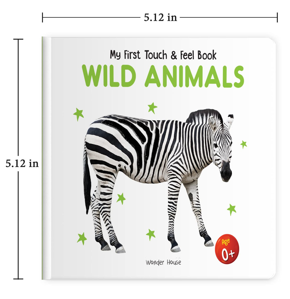 My First Book of Touch And Feel - Wild Animals : Touch And Feel Board Book For Children - Retail Maharaj