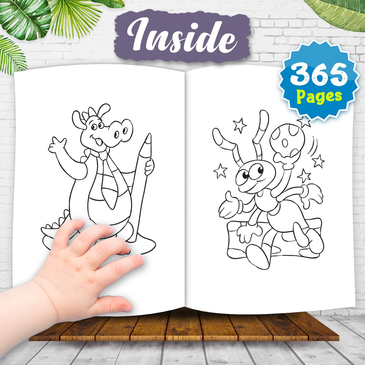 Hello Friend Books My Super 365 Colouring Book-1 - Retail Maharaj