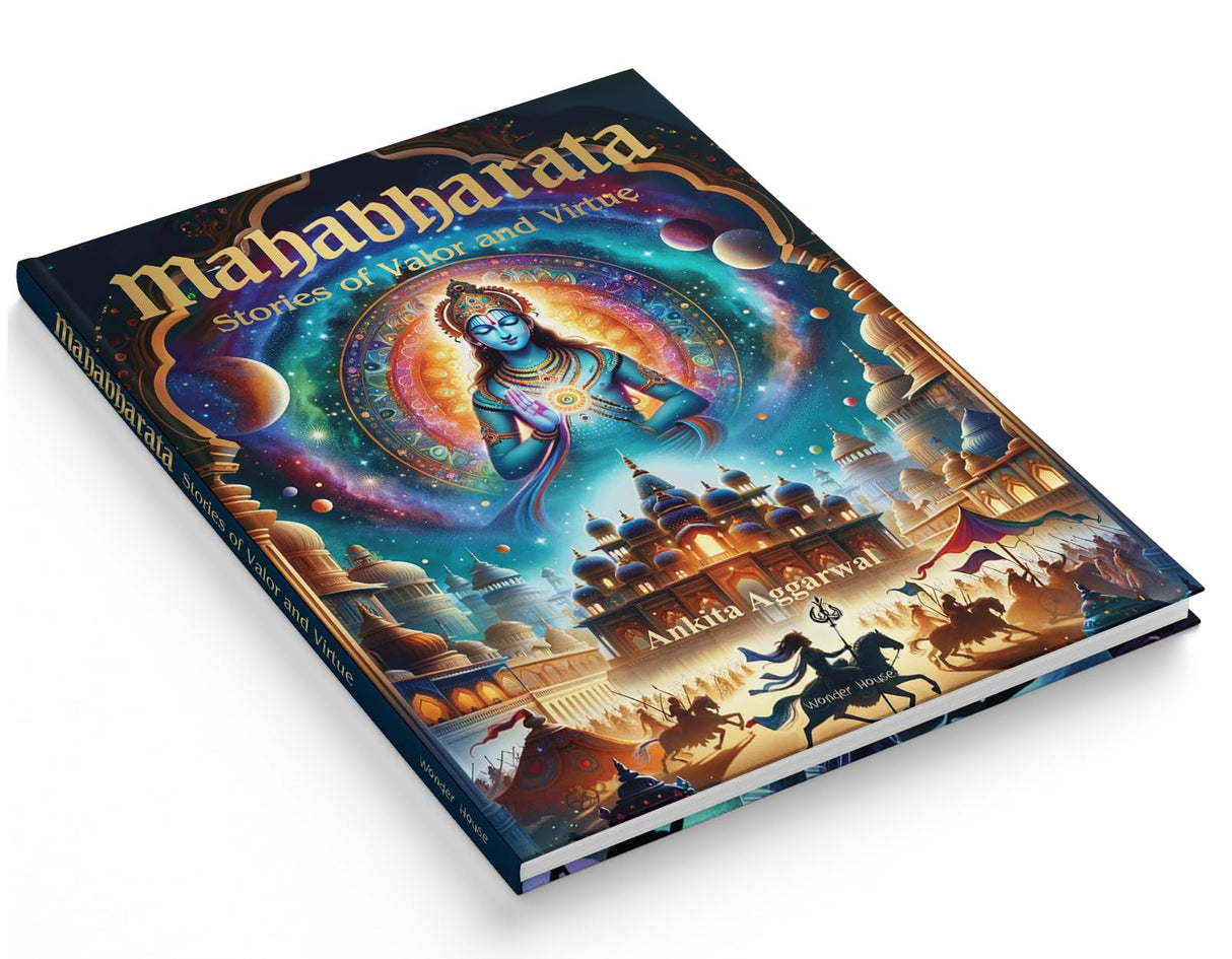 Mahabharata: Stories of Valor and Virtue | Indian Mythology, History & Folktales | Cultural Stories for Kids & Adults | Illustrated Book | Learn moral lessons from the great Indian Epic - Retail Maharaj