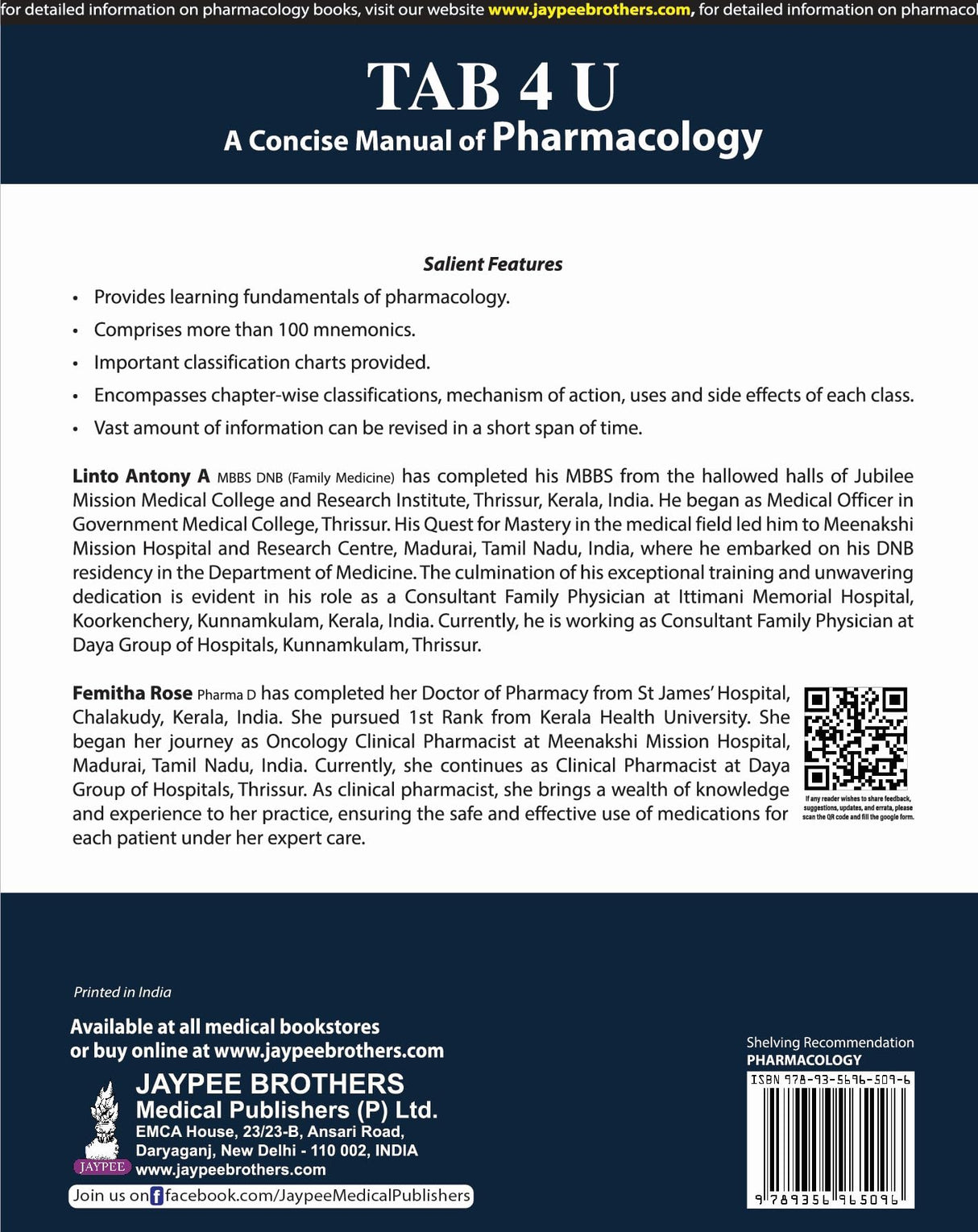 A Concise Manual of Pharmacology - Retail Maharaj