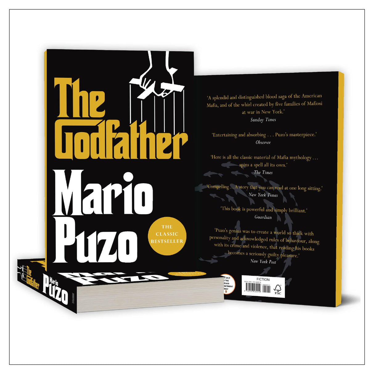 The Godfather | Iconic Crime Fiction Novel by Mario Puzo | Thriller That Inspired the Legendary Film | Bestseller for Fans of Suspense, Drama & Historical Fiction - Retail Maharaj