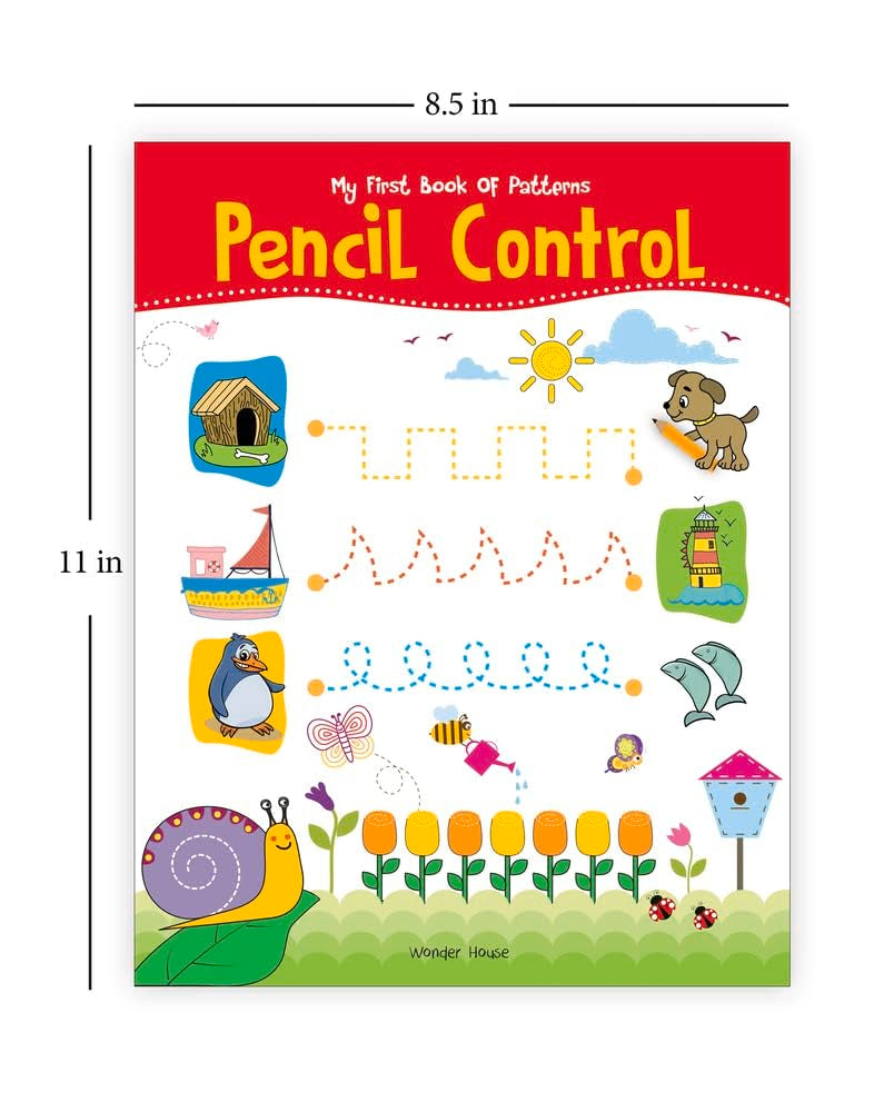 My First Super Boxset of Pencil Control and Patterns : Pack of 4 interactive activity books to practice Patterns, Numbers and Alphabet - Retail Maharaj