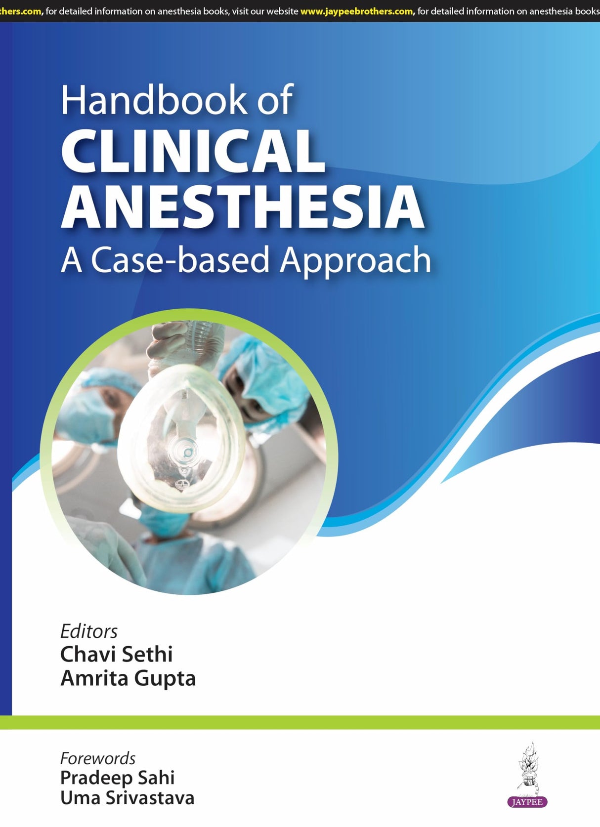 HANDBOOK OF CLINICAL ANESTHESIA (A CASE-BASED APPROACH) - Retail Maharaj