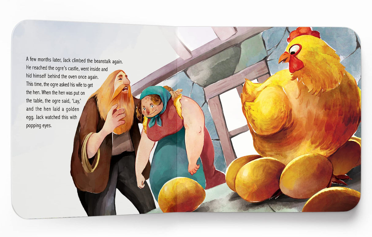 My first Illustrated Fairytale Board Book - Jack and the Beanstalk Board Book - Retail Maharaj