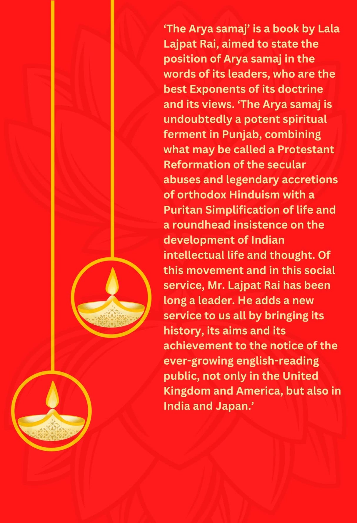 The Arya Samaj: An account of its origin,Doctrines,and Activities: - Retail Maharaj