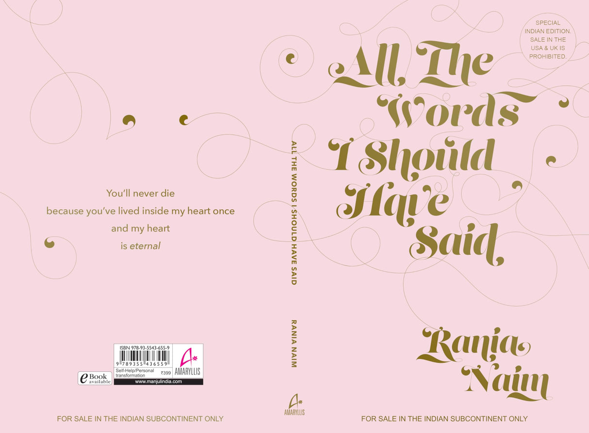 All the Words I should Have Said (English) - Retail Maharaj