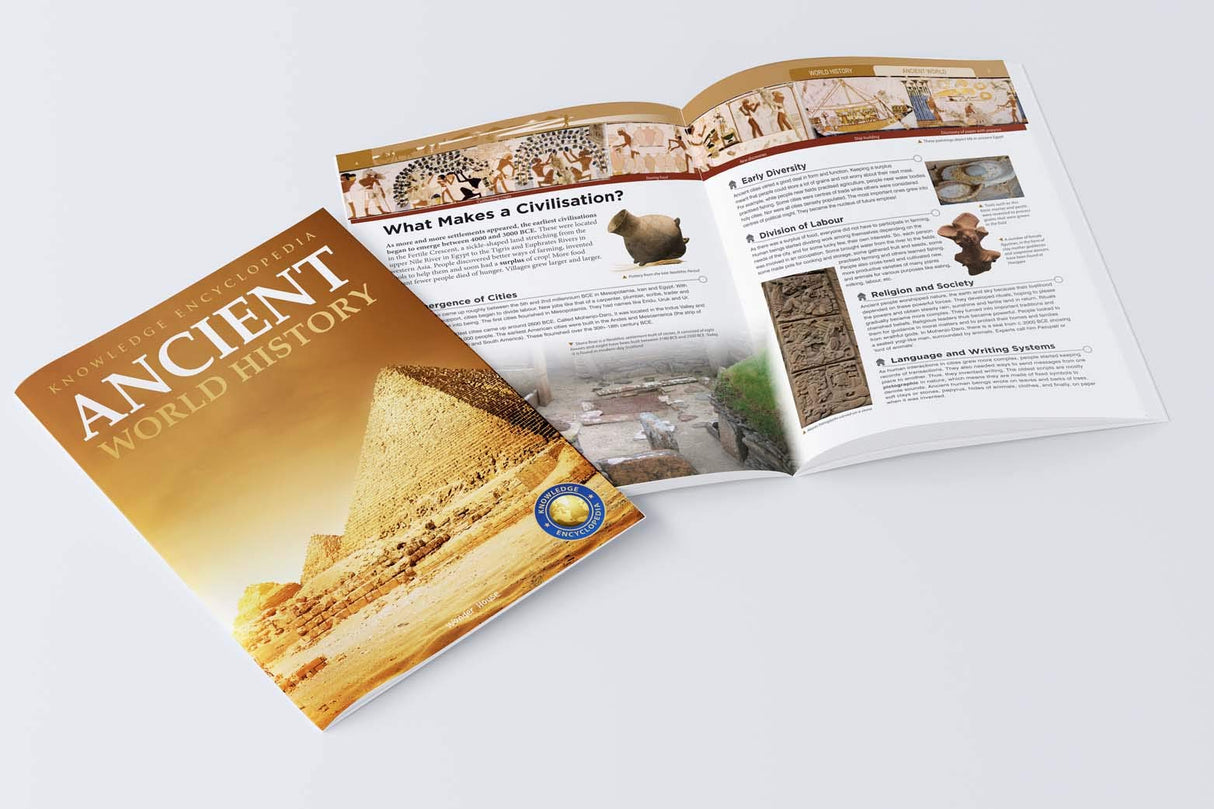 World History - Collection of 6 Books : Knowledge Encyclopedia For Children (Box Set) - Retail Maharaj