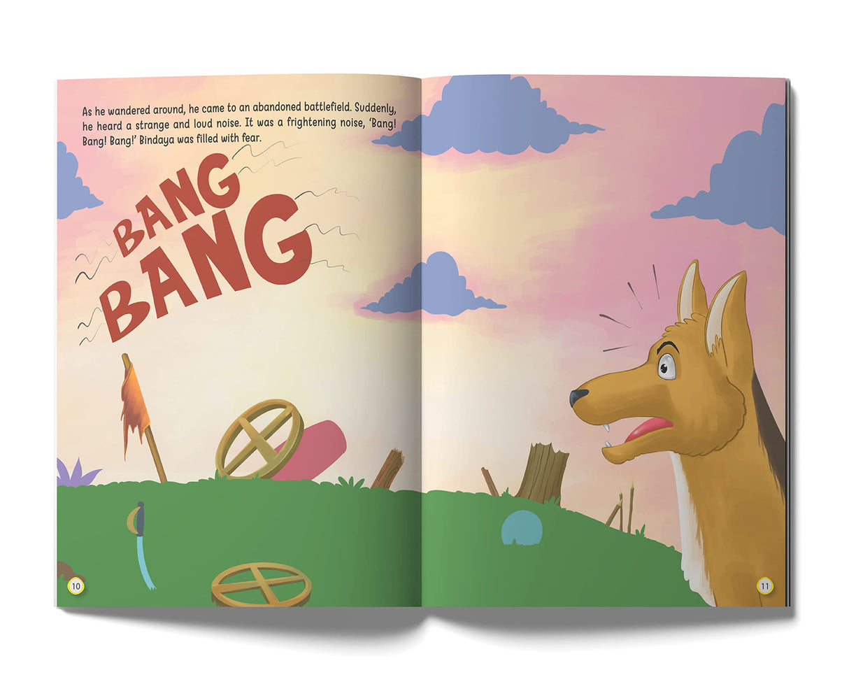 The Jackal and the Drum - Illustrated Moral Story for Children - Retail Maharaj