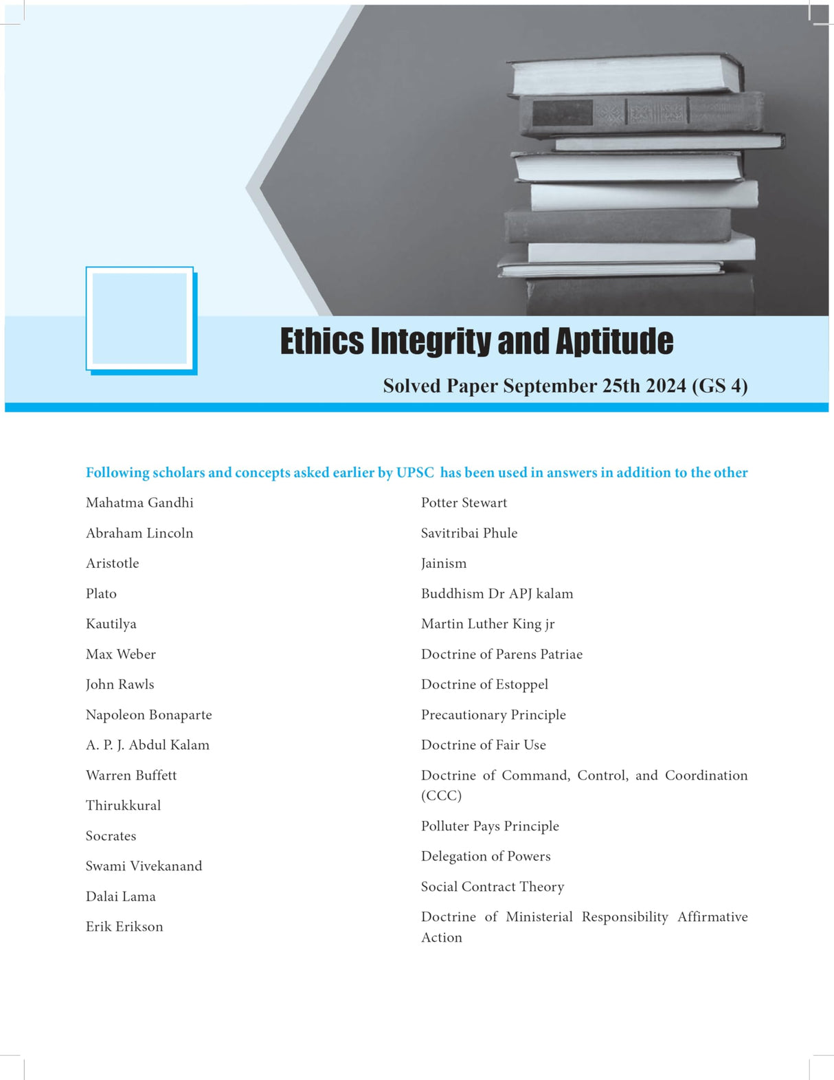 Ethics, Integrity & Aptitude for UPSC and State PSC Examinations 2025 (Prelims and Mains) | Very Important for 2025 2026 IAS PCS Exams | General ... Papers | Best Book for UPSC, MPSC, TNPSC - Retail Maharaj