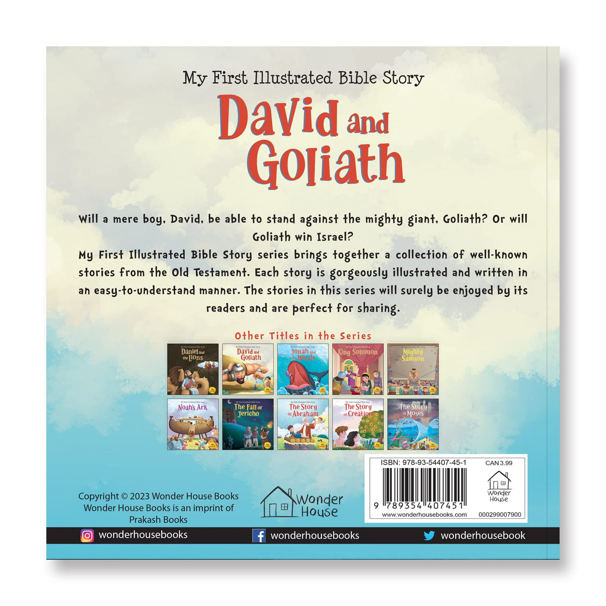 My First Illustrated Bible Story: David and Goliath - Retail Maharaj
